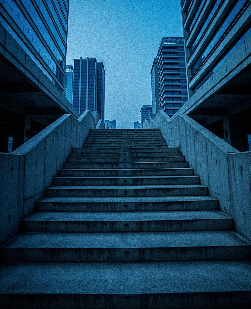 Urban architectural silhouette